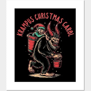 Krampus Christmas Carol Posters and Art